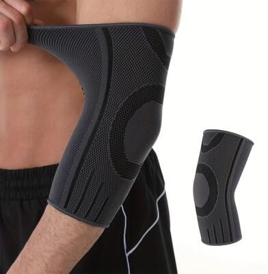 Uplifted Finds Sports Elbow Protector And Tennis Elbow Compression Strap black m