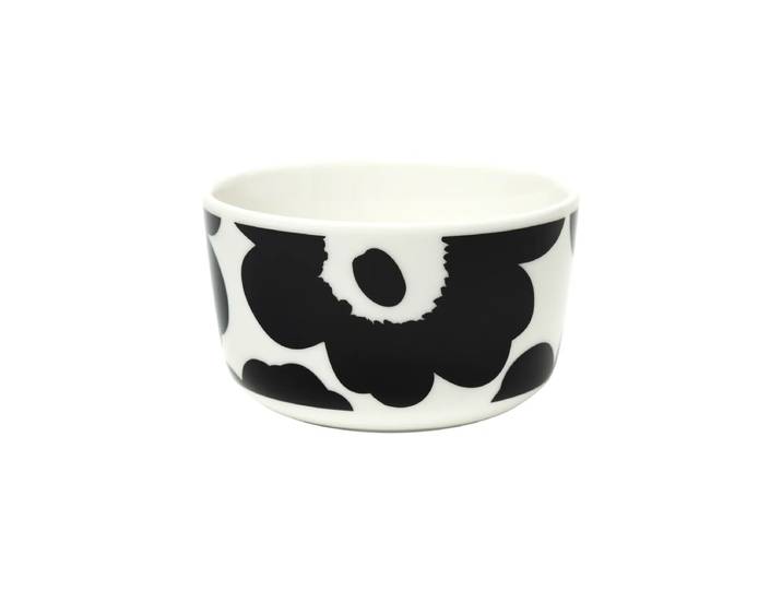 Marimekko - Oiva Unikko Schale 250 ml, weiss / schwarz