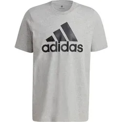 ADIDAS Herren Essentials Big Logo T-Shirt, Größe M in Silber Silber