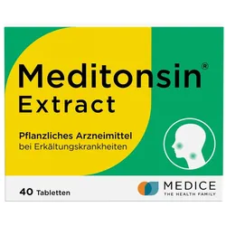 Meditonsin Extract Pflanzliche Erkältungstabletten 40 St