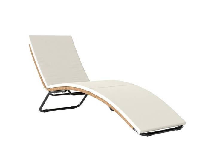 Bain de soleil Urraco design ergonomique confort extérieur blanc crème