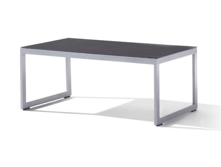 Sieger Loungetisch mit Glasplatte 110x60x44 cm