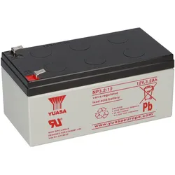 Yuasa NP3.2-12 AGM-Bleiakku 12V 3,2Ah – Faston F1 4,8 mm