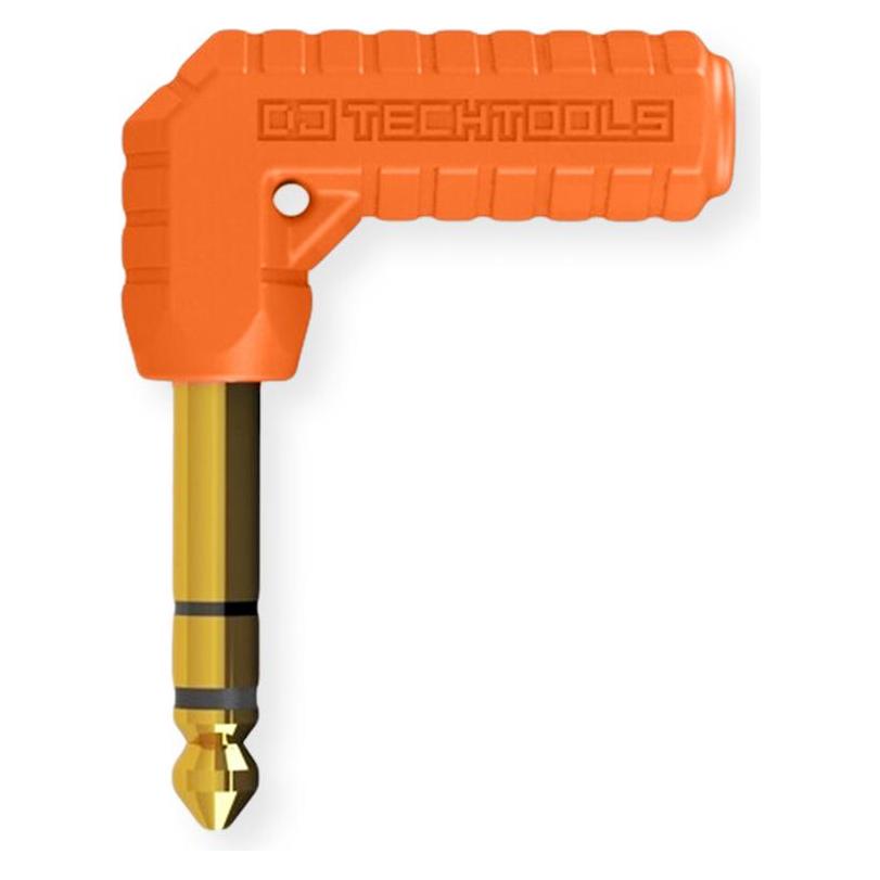 DJTechTools Chroma Jacks Headphone Adapter - Neon Orange (Winkeladapter) (05-30162-1)