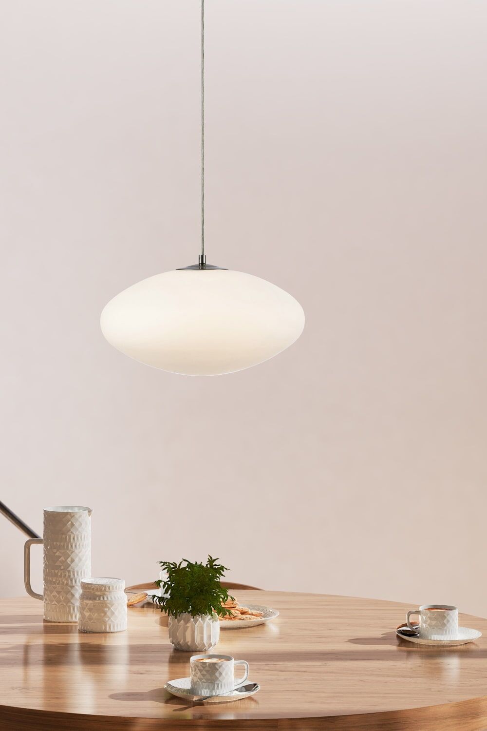 Markslöjd Suspension 1xe14 blanc et acier Blanc 38x220x38cm