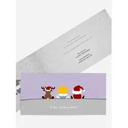 Weihnachtsgrußkarten geschäftlich selbst gestalten mit Spruch und Fotos im Onlinedesigner bei Meine-Kartenmanufaktur.de