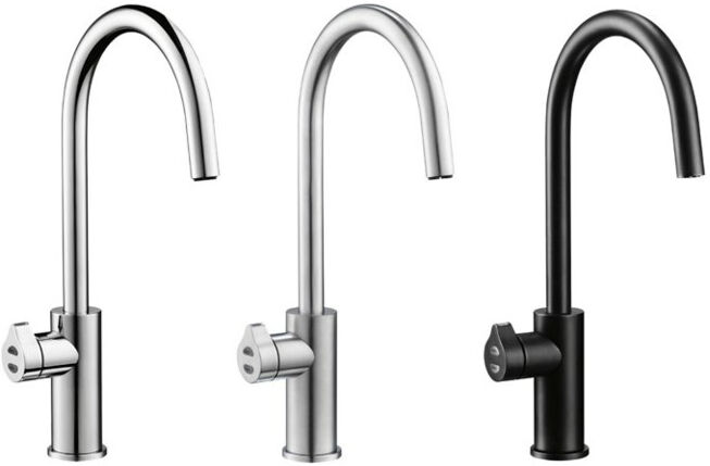Clage Robinet de puisage Zip Arc BC chromé brossé, électronique (4100-44510)
