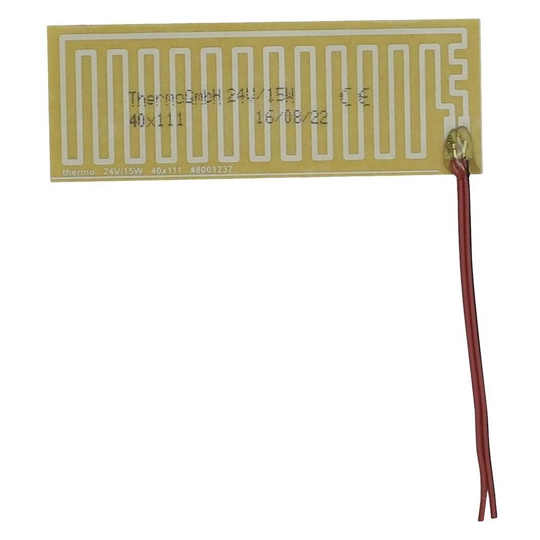 Thermo Tech Polyester Heizfolie 24 V 15 W (L x B) 111 mm x 40 mm (Heizfolie) (2115577)