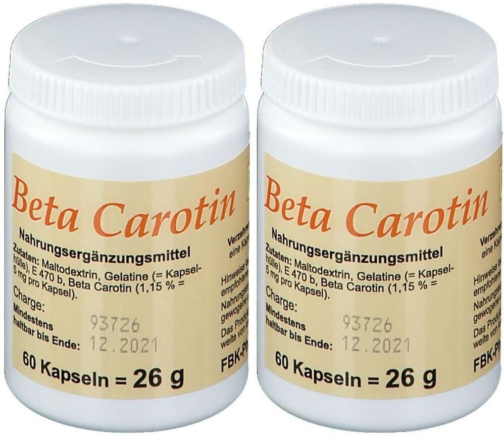 FBK Beta Carotin Kapseln 2x 2x60 St