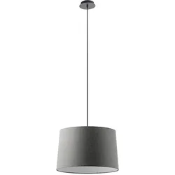 Vivien Black Suspension, anthrazitfarbener konischer Lampenschirm, E27-Anschluss, Leistung 75 W, IP20, Durchmesser 48 cm – Rossini Illuminazione
