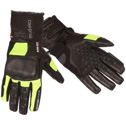 Modeka Tacoma, Handschuhe Damen - Schwarz/Neon-Gelb - M