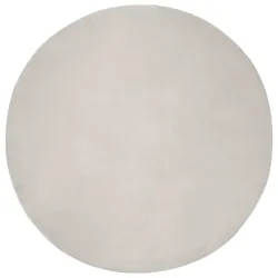 vidaXL Kunstfell Hasen Teppich Olite Beige Ø 160 cm Polyester