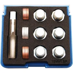 BGS, Fahrzeug Werkzeug, Reparatursatz für Öl-Ablass-Gewinde M15 x 1,5 mm