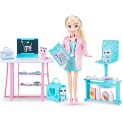 Komelon SPARKLE GIRLZ vet set with doll, 100184
