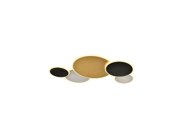 Grosse LED Design Deckenlampe „Umbra“ Weiss, Gold, Schwarz Schuller