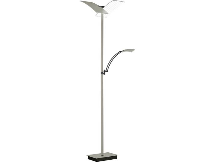 Stehlampe Lumiel Taupe Aluminium/Eisen 4200 lm H 182 cm - LED - Lichtfarbe: Warmweiss - Kaltes Tagesweiss - Stehlampe- LED Energiesparlampe