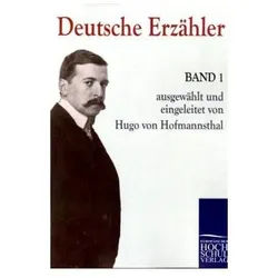 Deutsche Erzähler, Belletristik von Hugo von Hofmannsthal