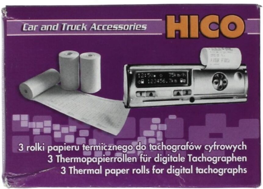 Fahrtenschreiberpapier BORG-HICO WKR009
