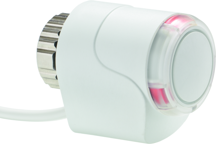 Heimeier Stellantrieb EMO T, NO 183700500 stromlos geöffnet, 230 V, 1 m, weiß