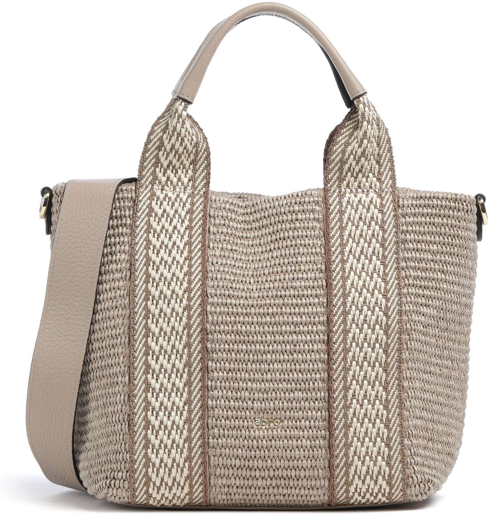 Abro Raffia Kaia Handtasche, braun