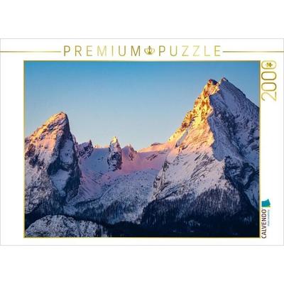 CALVENDO Puzzle Watzmann am Morgen | 2000 Teile Lege-Größe 90x67cm Foto-Puzzle für glückliche Stunden