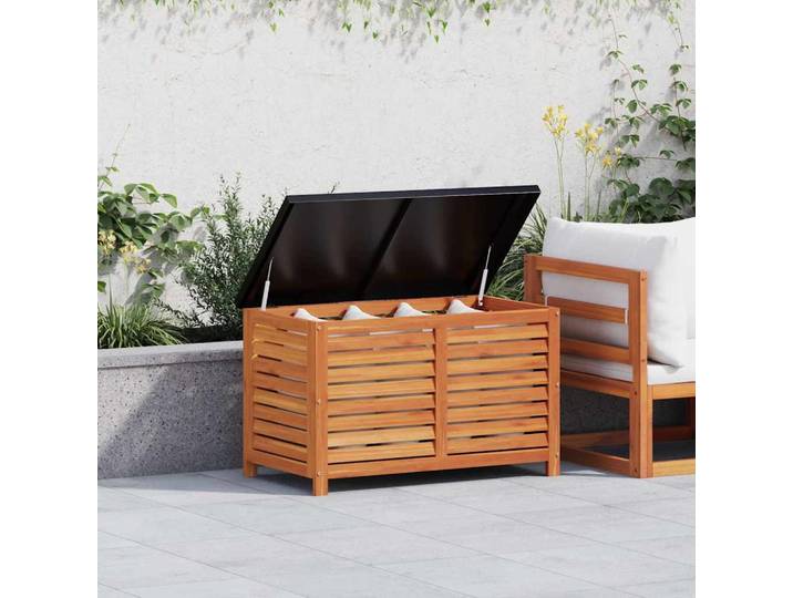 vidaXL Gartenbox 90x48x55 cm Massivholz Eukalyptus