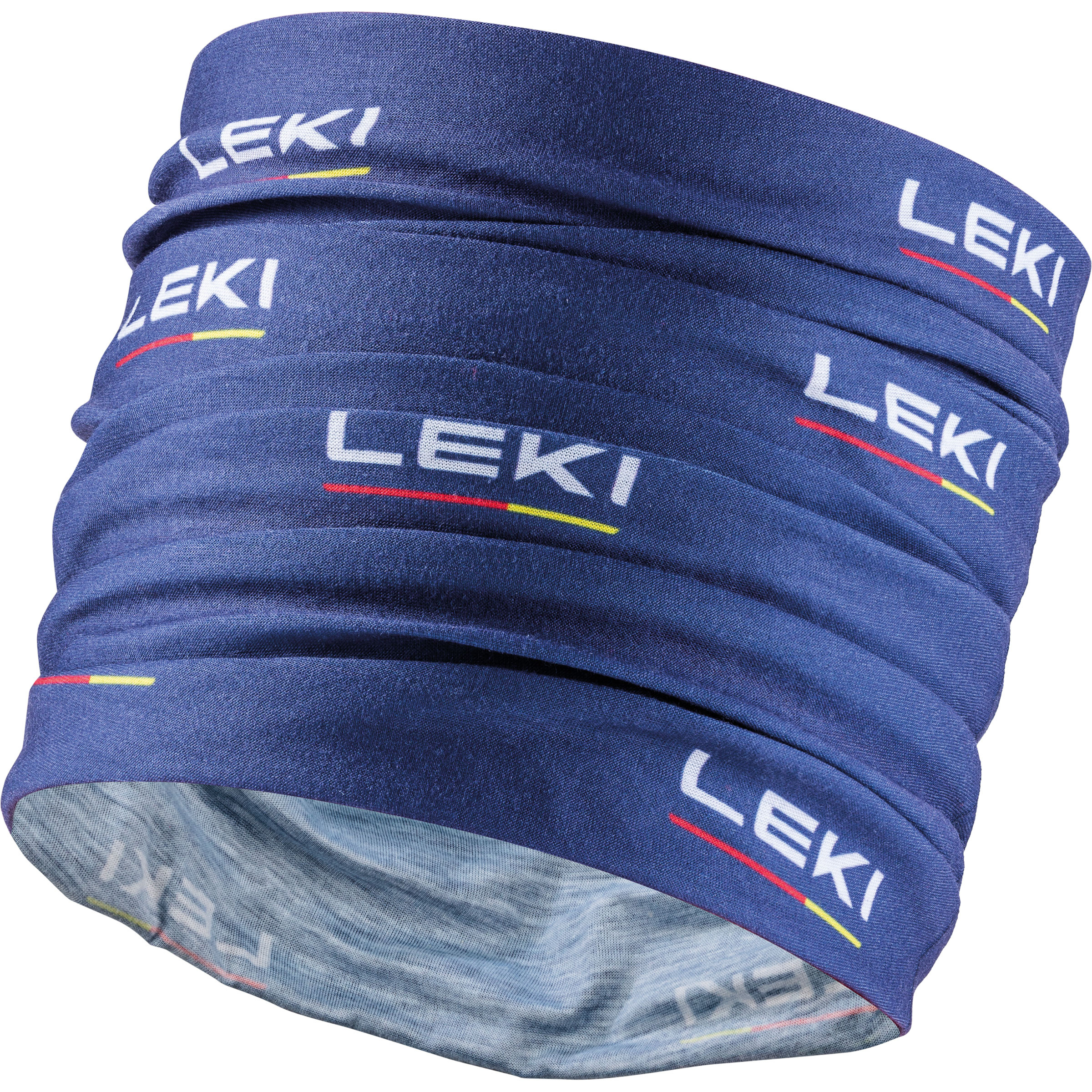 Leki Logo Schlauchtuch Schals & Multifunktionstücher blau Trekking Atmungsaktiv