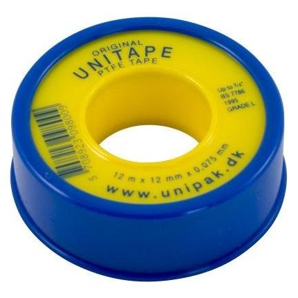 TJEP teflon gevindtape 12mm x 0,75mm x 12mtr (106275)