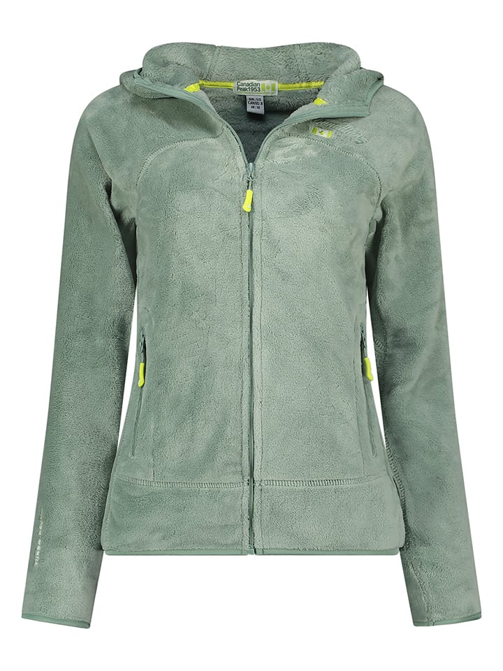 Canadian Peak Fleecejacke "Upaloodeak" in Grün - S