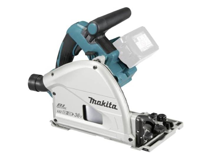 Scie plongeante 36V LXT BL (2x18V) Ø165 mm avec module AWS - MAKITA DSP601ZJU