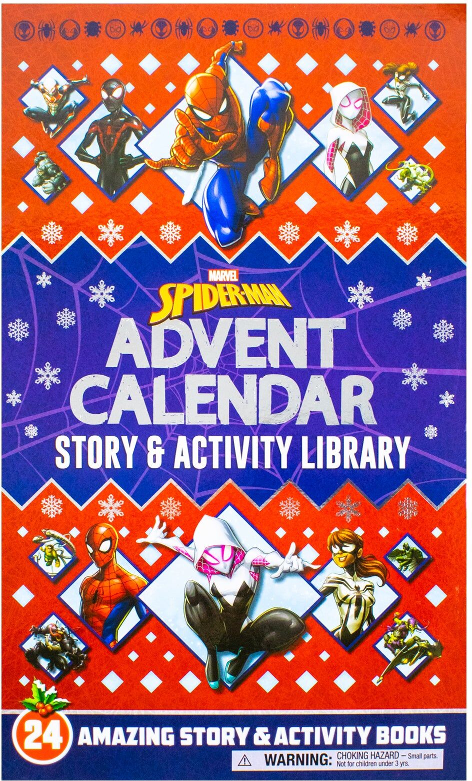 Autumn Publishing Marvel Spider-Man Advent Calendar Story and Activity Library - 24 Amazing Story & Activity Books