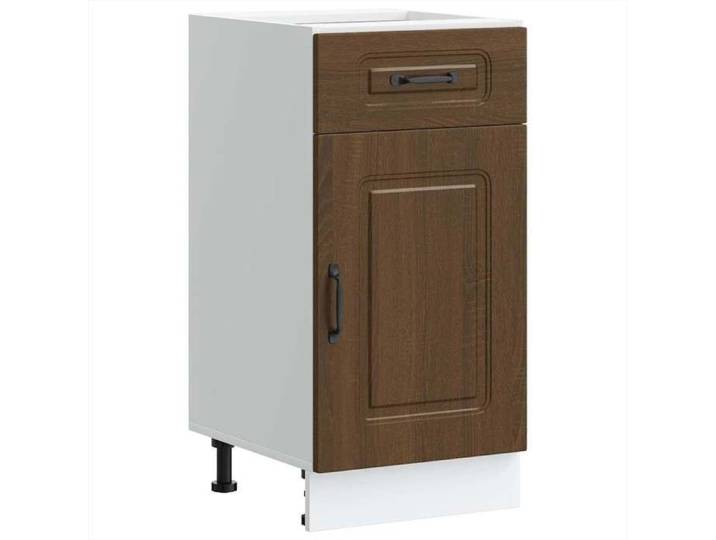 (VENT-FLASH)ELEMENTS SEPARES BAS - VIDAXL - Armoire de cuisine - Kalmar chêne marron bois d'ingénierie @1046@
