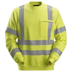 Snickers ProtecWork, Sweatshirt, Warnschutzklasse 3 8 signalgelb
