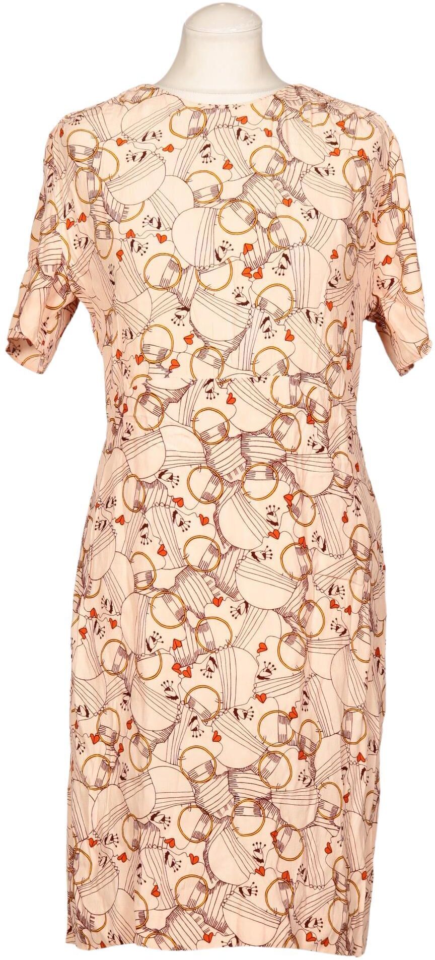 Bimba y Lola Damen Kleid, Beige, Gr. M, Viskose - Second Hand