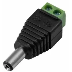 EUROLITE Adapter Hohlstecker/Schraubklemme männlich