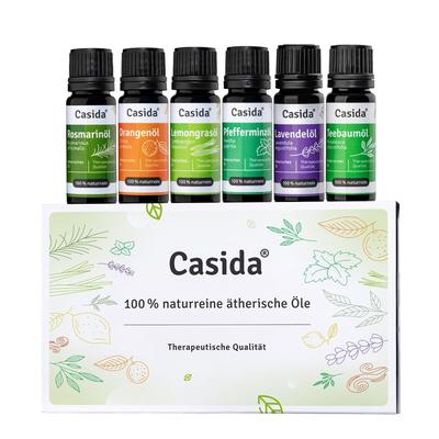 Ätherische Öle Set naturrein Top 6 Aromatherapie 60 ml Ätherisches Öl