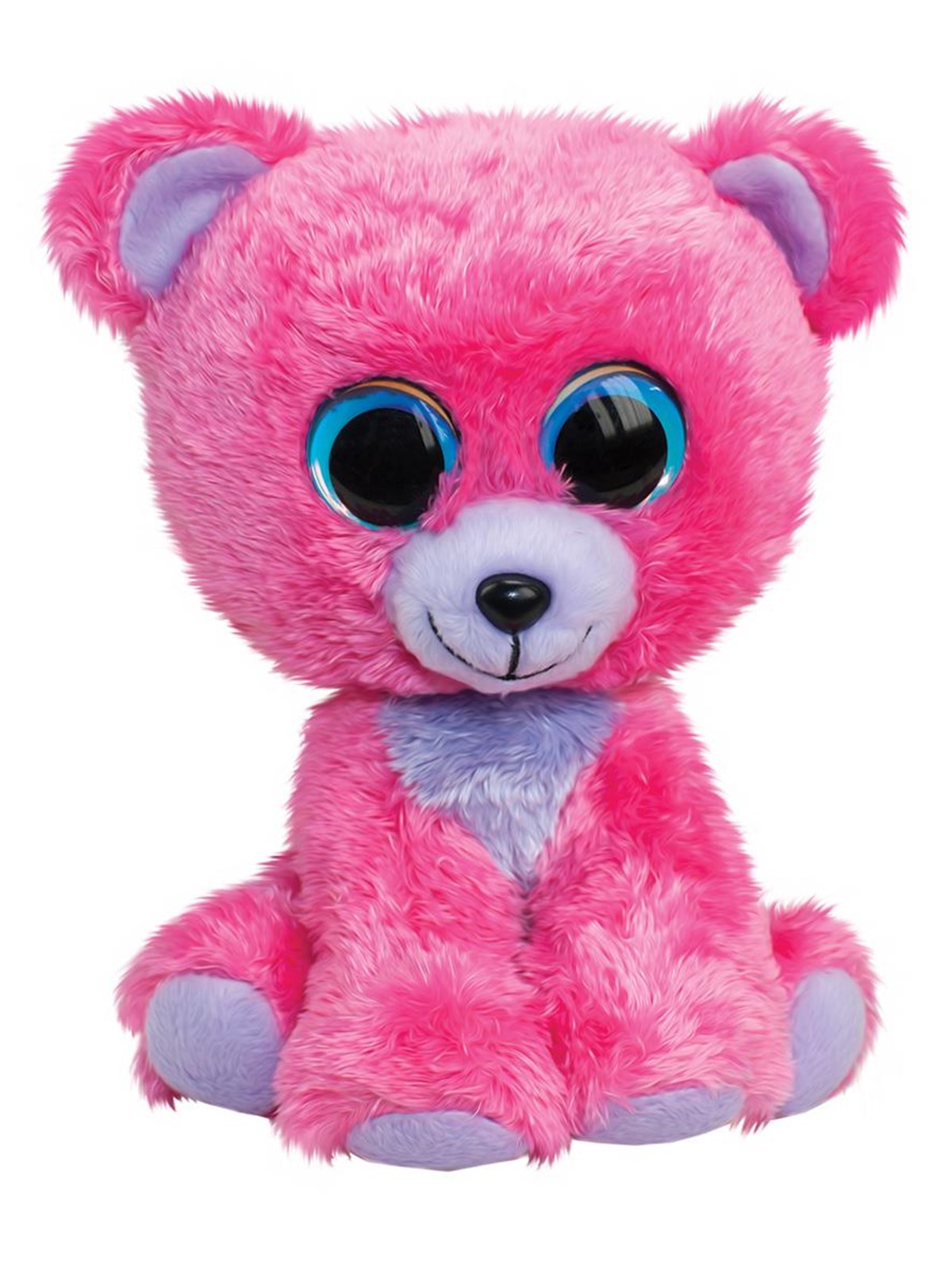 Lumo Stars Cuddly Toy - Bear Raspberry 15cm