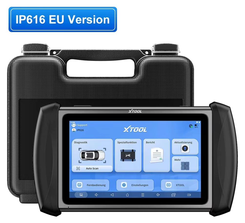 IP616 - OBD-II-Scanner - ECU-Codierung - Aktivtests - Alle Systeme - 34+ Servicefunktionen - Schlüsselprogrammierung - 3 Jahre Updates