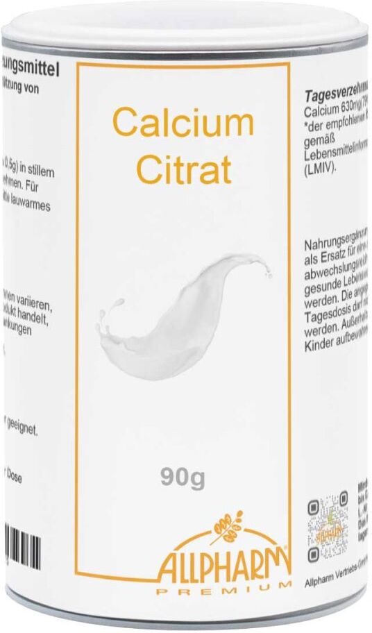 Calciumcitrat Allpharm Premium Pulver 90g