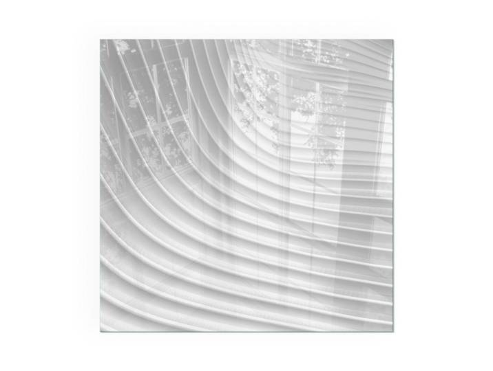 KAMINBODENPLATTE 60x60 cm - Wellen zarter Linien