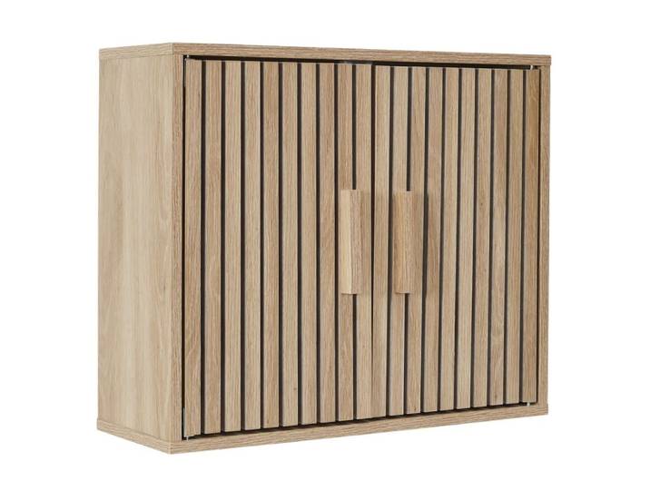 Armoire murale 2 portes coloris naturel