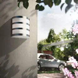 Philips myGarden LED Außenwandleuchte Calgary Edelstahl