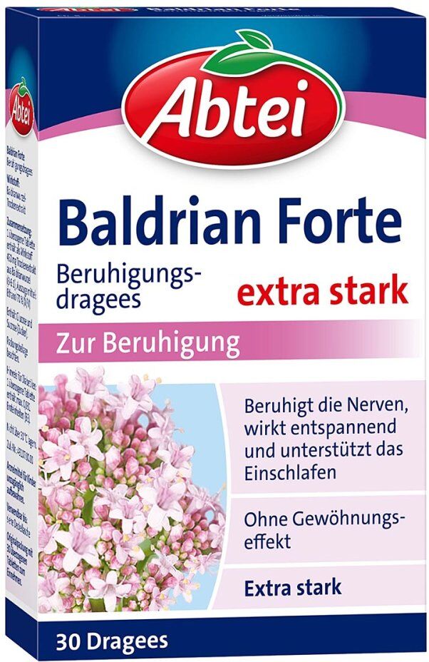 Abtei Baldrian forte Beruhigungsdragees