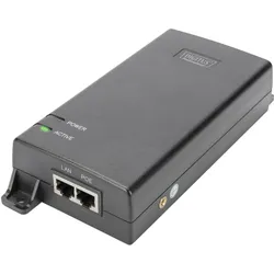 Digitus PoE Ultra Injektor, 60 Watt (802.3af (PoE), 802.3at (PoE+), 60 W), PoE Injector