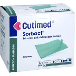 Cutimed Sorbact Kom 4x6 cm