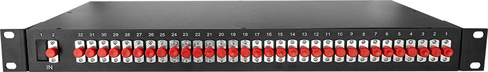Splitter Fibra Óptica 32 Saídas 19" Rack - INVACOM