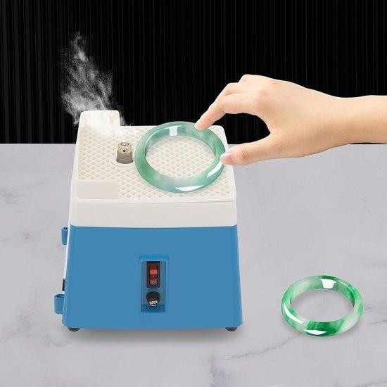 Blauwe Glaschuurmachine met automatische watertoevoer en 4200 RPM voor glasbewerking