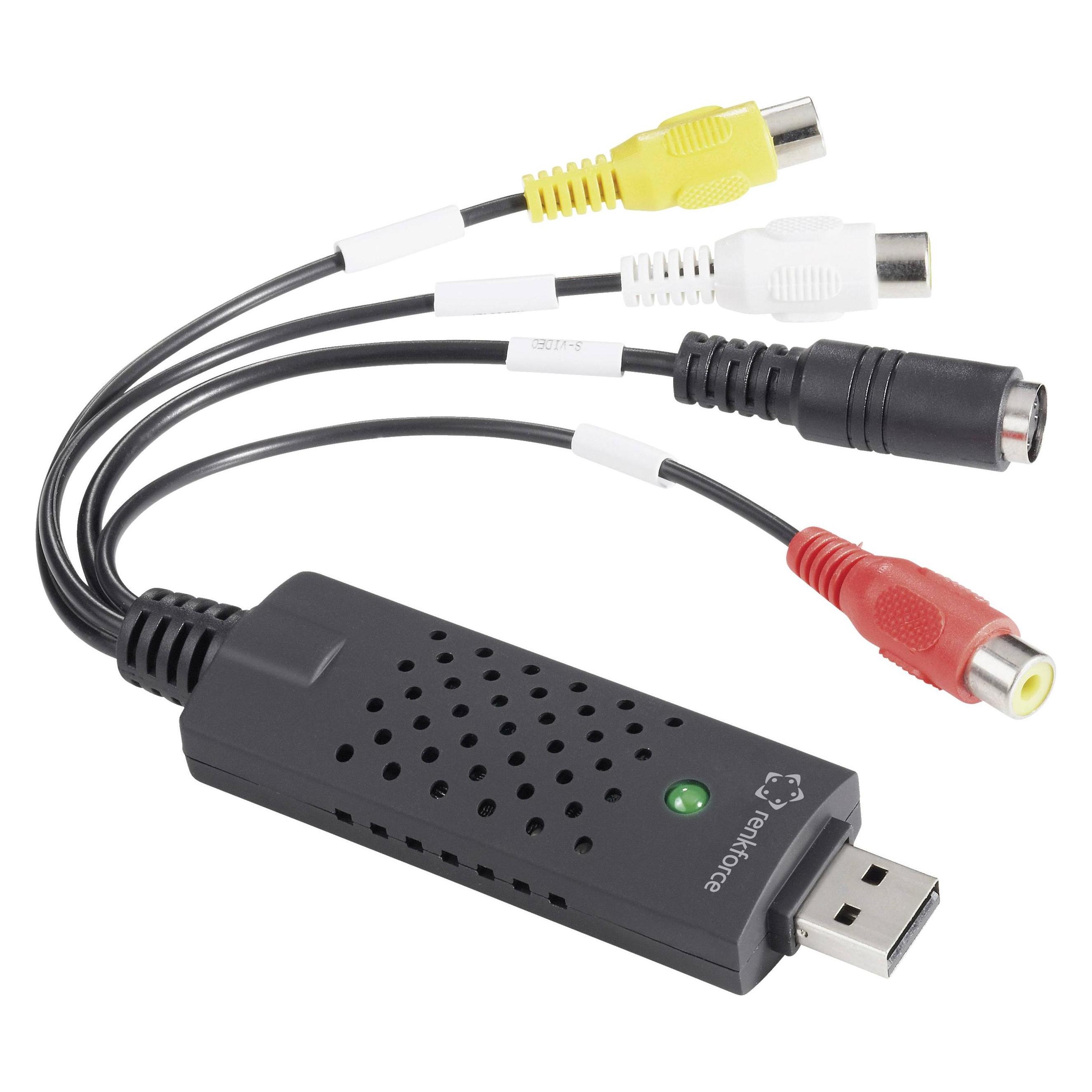 Renkforce RF-VC-120 Video Grabber inkl. Video-Bearbeitungssoftware, Plug und Pl (PC) (RF-5044660)