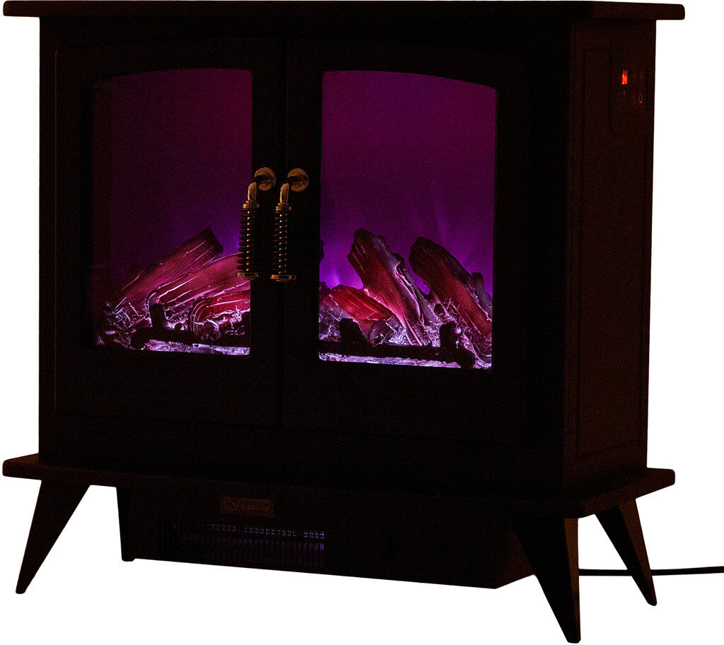 Belfry Heating 63 cm W Black Electric Stove with 5120 BTU Black 60cm H X 63cm W X 30cm D