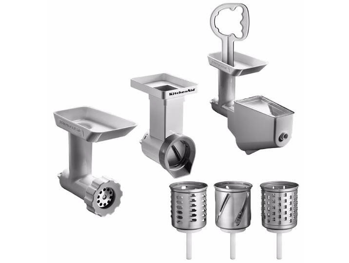 KitchenAid Starter Kit Premium Zubehörset 3-teilig – Küchenmaschine Zubehör – white